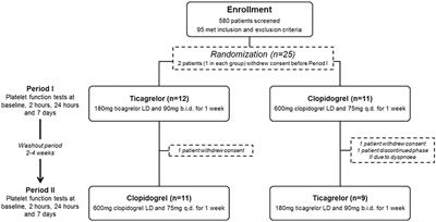 Antiplatelet efficacy of ticagrelor versus clopidogrel in Mediterranean patients with diabetes mellitus and chronic coronary syndromes: A crossover pharmacodynamic investigation